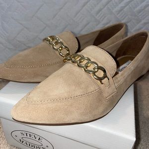 Steve Madden flats, New never worn, size 7.5, tan